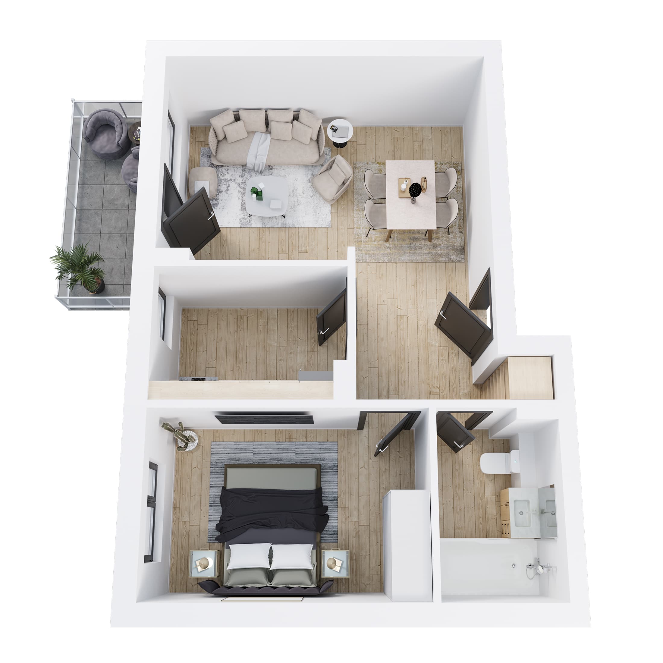 Plan apartament C5-103A